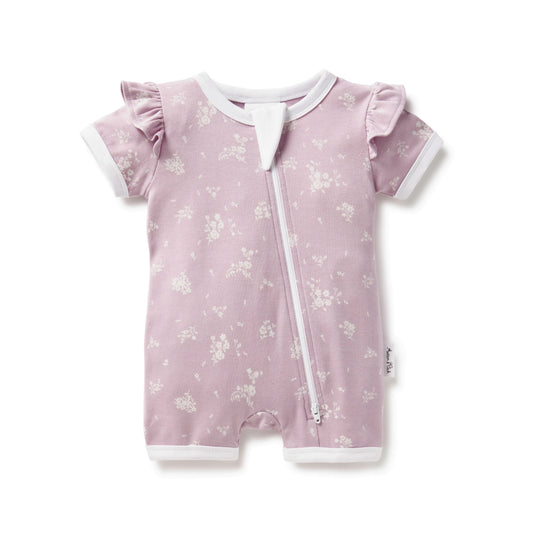 Willow Floral Organic Romper