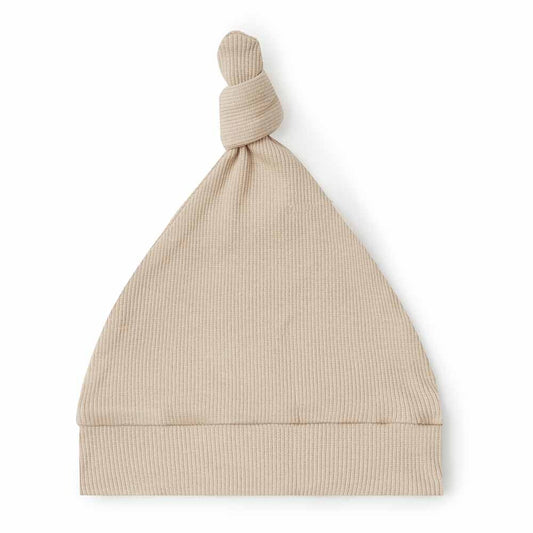 Pebble Organic Knotted Beanie